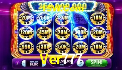 Jackpots e promoções na Ver777